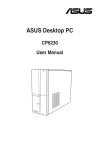 Asus CP6230 User manual