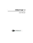 Cobalt Digital Inc CacheRaQ 4 User manual