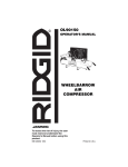 RIDGID OL90150 Operator`s manual