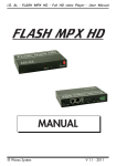 waves system Flash MPX SD User manual