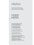 Clarion NX500 Owner`s manual