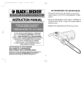 Black & Decker LH1600 Instruction manual