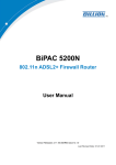 Billion BiPAC 5200N User manual