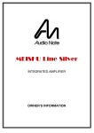 Audio Note MEISHU Line Specifications