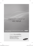 Samsung VAC-5913VB User manual