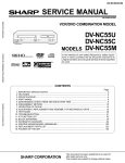 Sharp DV-RW370X Service manual