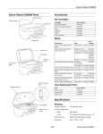 Epson CX6600 - Stylus Photo Printer Specifications