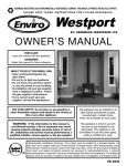 Enviro Westport 50-1033 Owner`s manual