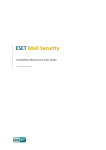 ESET NOD32 ANTIVIRUS - FOR LINUX MAIL SERVERS Installation manual