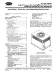 Carrier 48JZ (N) 024-060 Operating instructions