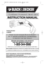 Black & Decker 90504595 Instruction manual