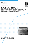 Canon LBP-910 Specifications