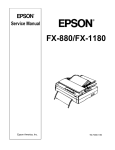 Epson C823572 (Ethernet) Service manual