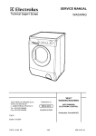 Electrolux FJDR 1666 W Service manual