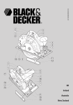 Black & Decker Circular Saws Instruction manual