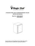 Magic Chef MCBC58DSTF Instruction manual