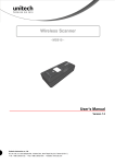 Unitech MS910 User`s manual