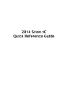 Scion 2014 tC Owner`s manual