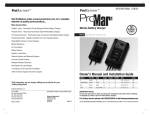 ProMariner ProMite5/5/3 Owner`s manual