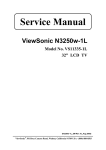 ViewSonic N3250w-1L Service manual