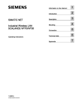 Siemens EK 730 Series Operating instructions