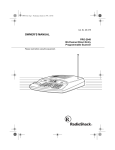 Radio Shack PRO-2049 Owner`s manual