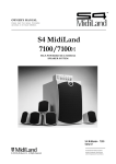 MidiLand 7100M Owner`s manual
