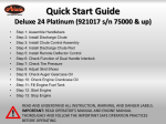 Ariens 921017 - Deluxe 24 Platinum Operator`s manual