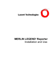 AT&T MERLIN LEGEND Release 3.1 Calling Group Specifications