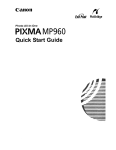 Canon PIXMA MP960 Technical information