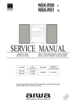 Aiwa NSX-A22 Service manual