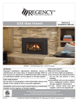 Regency F37-LPG Installation manual