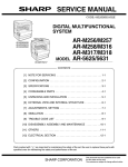 Sharp AR-M316 Service manual