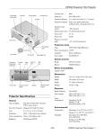 Epson PowerLite 735c Specifications