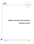Qlogic SANbox2-16 Fibre Channel Installation guide