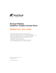 Ruckus Wireless ZoneFlex 7782 User guide