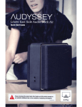Audyssey Audio Dock Air Product manual