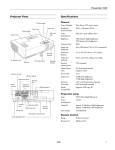 Epson PowerLite 1825 Specifications