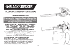 Black & Decker BV3100 Instruction manual