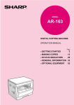 Sharp AR-163 Specifications