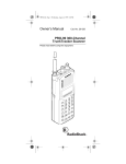 Radio Shack PRO-90 Owner`s manual