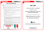 Redarc SBC1205 Operating instructions