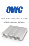 Mercury OWC  Elite Pro User guide