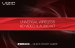 Vizio XWH200 User manual