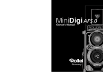 Rollei Rolleiflex MiniDigi Owner`s manual