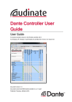 Audinate Dante-MY16-AUD User guide