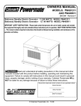 Coleman Powermate PM401211 Specifications