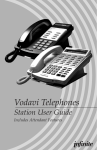 Vodavi Digital Telephone User guide