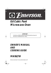 Emerson MV1094F Owner`s manual