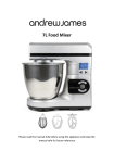 7L Food Mixer - Andrew James UK Ltd